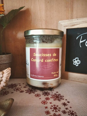 Saucisses de canard confites (4) 850 gr