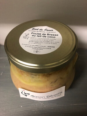 Pot de poulet de bresse au lait de coco