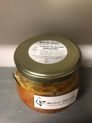 Pot de cuisse de poulet basquaise