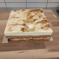 Entremet vanille chocolat