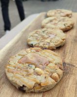 Cookies chocolat cacahuètes caramel