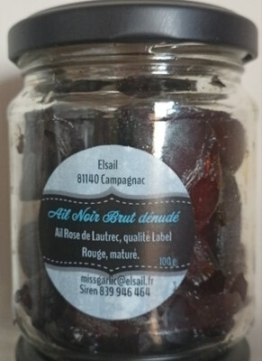 Ail noir brut dénudé