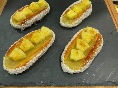 Lot de 2 feuilletés exotique