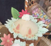 Panier lapin glace à la vanille de madagascar