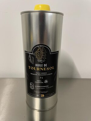 Huile vierge de tournesol oléique - 1l