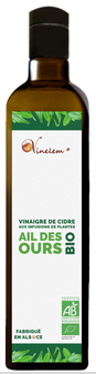 Vinaigre de cidre ail des ours 750 ml