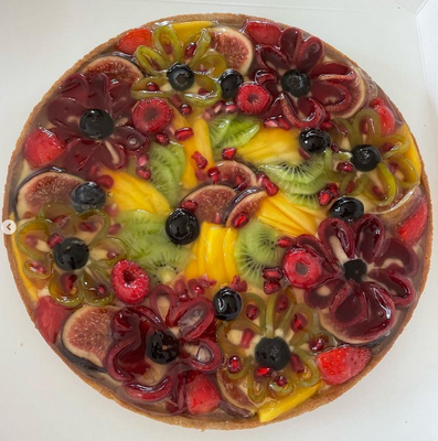 Tarte tutti fruitti aux fruits de saison