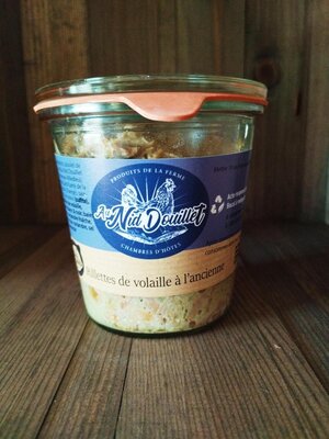 Rillettes de poulet de loué à l'ancienne