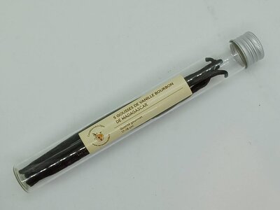 Tube de 5 gousses de vanille 17-18cm
