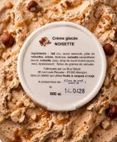 Créme glacée noisette
