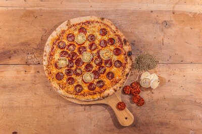Pizza | chorizo chèvre