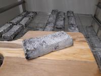 Brique de chèvre cendrée