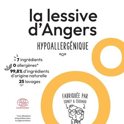 Lessive d'anjou hypoallergénique en vrac 5l