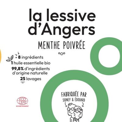 Lessive d'anjou menthe poivrée en vrac 5l