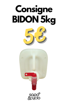 Consigne pour bidon de 5l de lessive