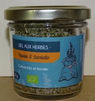 Fleur de sel aromatisée- hysope & sarriette
