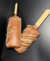 Lot de 6 esquimaux clémentine lait noisette