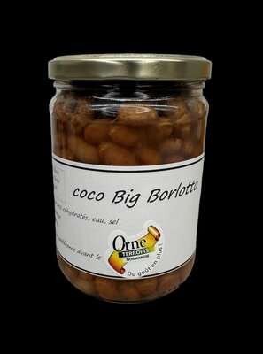 Haricots coco 'big borlotto'  orne terroir