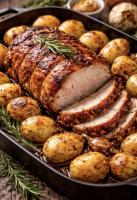 Roti de porc échine