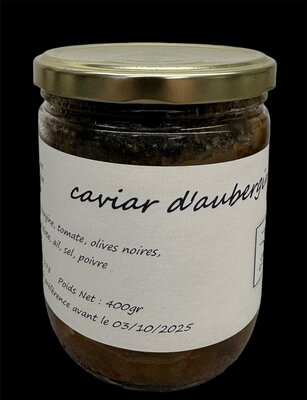 Caviar d'aubergine légume
