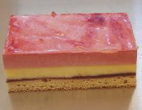 Entremet citron framboise