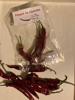 Piment fort broyé (type cayenne)