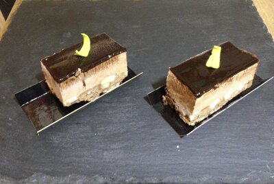 P/ entremet individuelle poire chocolat par 2