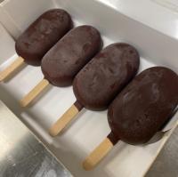 Lot de 4 esquimaux poire caramel