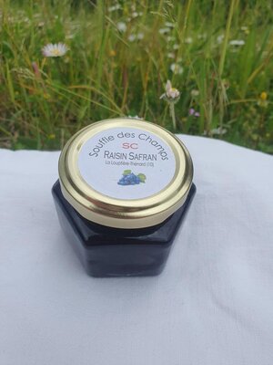Confiture raisin safran