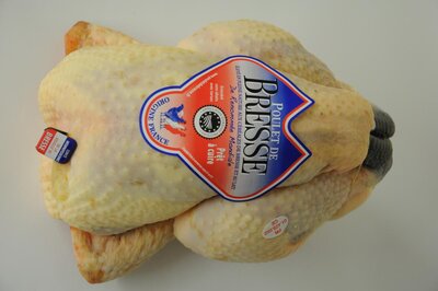 Poulet de bresse prêt à cuire de 2.3 kg