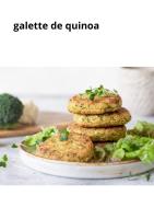Galette de quinoa