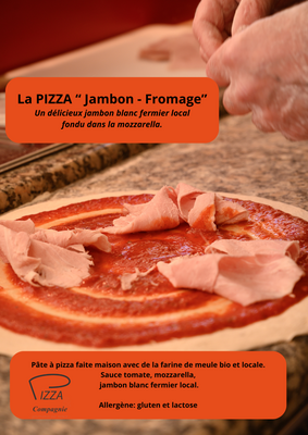 Pizza 'jambon-fromage'