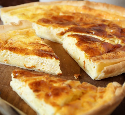 Tarte au fromage comté