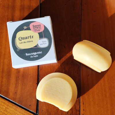 Quartz - savon au lait de chèvre 30g