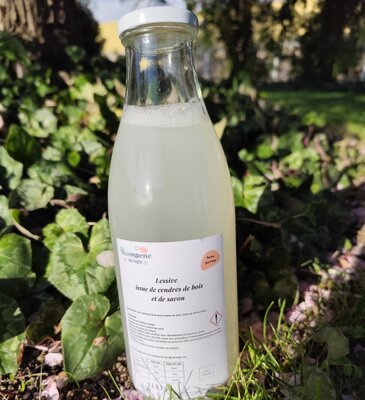Lessive issue de cendres de bois avc savon 1l