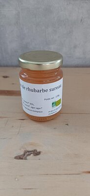 Gelée de rhubarbe sureau
