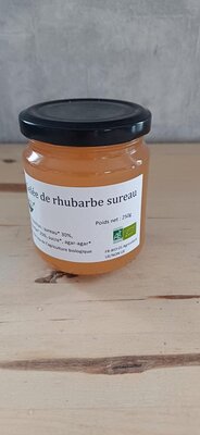 Gelée de rhubarbe sureau
