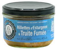 Rillettes d'esturgeon & truite fumée