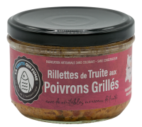 Rillettes de truite aux poivrons grillés
