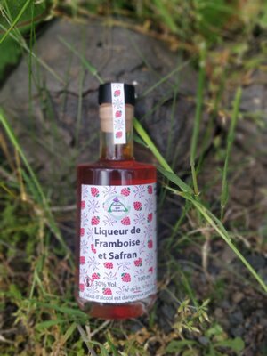 Liqueur de framboise safran 100ml
