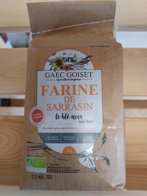 Farine de sarrazin t110 'le blé noir' 1kg