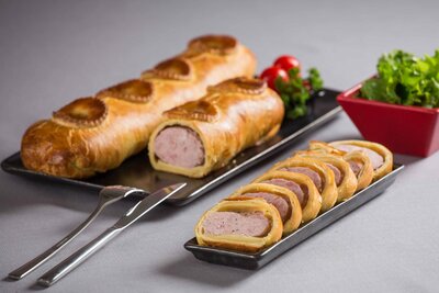 Pate en croute lunch