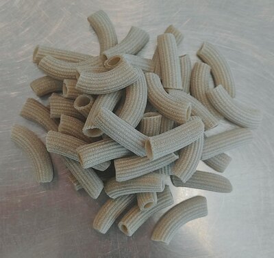 Rigatoni bio alle pesche secs