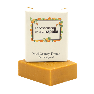 Savon à froid miel orange douce