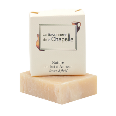 Savon à froid nature au lait d'ânesse