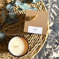 Bougie artisanale ambrée [mojito]