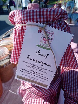 Bœuf bourguignon- format 1/2