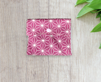 Pochette transport pour cosmétiques framboise