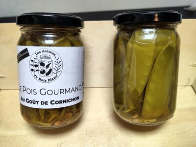 Le pois gourmand au goût de cornichon