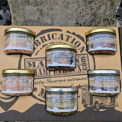 Coffret 6 terrines casse croute